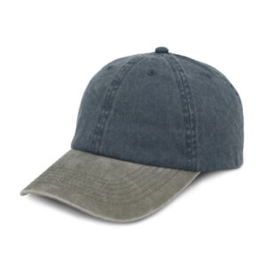 C26606 Max Wash Two-Tone Dad Cap - Navy/Grey